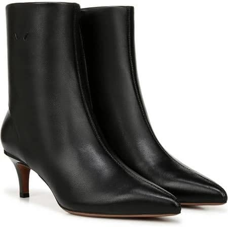 Franco Sarto Women's Anna Pointed Toe Leather Booties