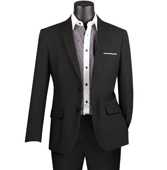 Vinci Men's Slim Fit Single Breasted Blazer