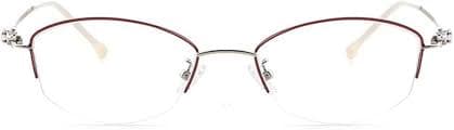Amazon.com: Eyeglasses 3.0 Super Light Old Reading Glasses, AR Coating, Eyeglasses, Blue Light Blocking, Anti Glare, Quality Readers (Color : Silver, Size : 2.5) : Health & Household