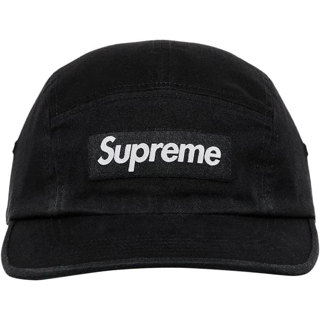 Supreme Washed Chino Twill Camp Cap