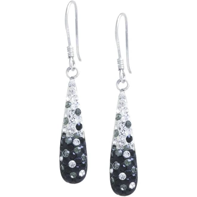 Giani Bernini Women's Sterling Silver Crystal Teardrop Earrings