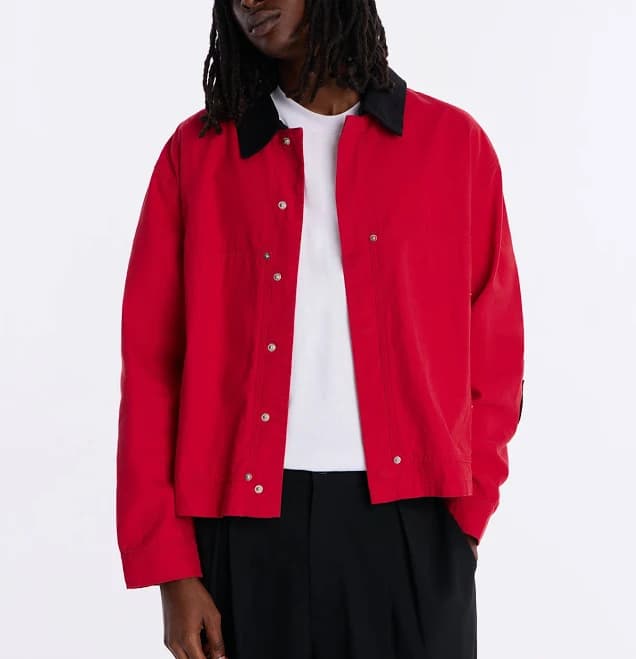 Fashion Nova Men's Cropped Destiny Work Jacket