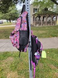 Bookbag Hook Lunch Box Hanger Stop Sign Bus Backpack Bag Purse 2.5" Pack of 2 | eBay