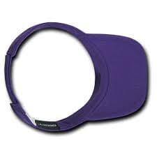 Decky 3001 Cotton Visor Hat-Purple - Walmart.com