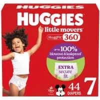 Huggies Little Movers Huggfit 360° Baby Diapers Size 7 (41+ Lbs) 44 Ct