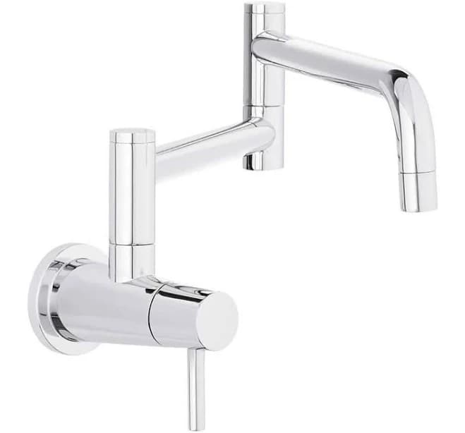 Glacier Bay Modern Wall Mount Pot Filler Faucet
