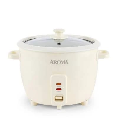 Aroma 16 Cup Rice Cooker with Pop Up Steam Tray
