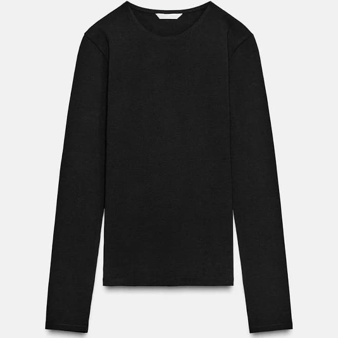 Zara Women's Basic Cotton T-Shirt