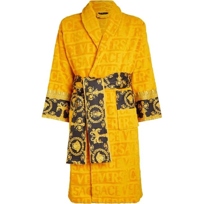 Versace Baroque Bathrobe - Gold