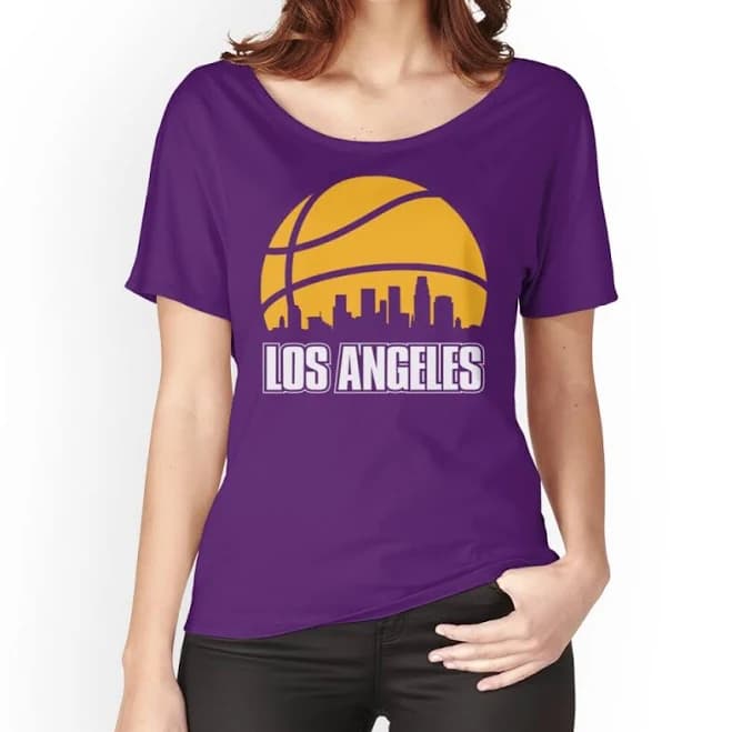 Retro Lakers Women's Relaxed Fit T-Shirt