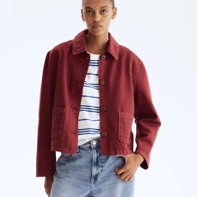H&M Ladies Twill Jacket with Collar