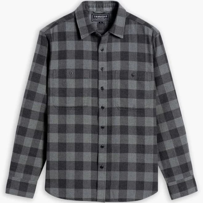 Thursday Boot Company Men's Flannel Buffalo Check Shirt