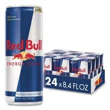 Red Bull Energy Drink, Original Flavor, 8.4 oz Can, 24/Carton ;