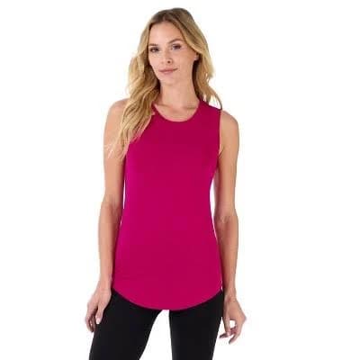 Rekucci Women's Soft Jersey Knit Sleeveless Tank Top