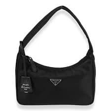 PRADA Re-Edition 2000 Shoulder Bag Mini Black Nylon