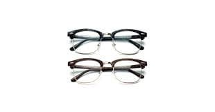 Amazon.com: Newbee Fashion-Vintage Classic Half Frame Sime Frame Clear Lens Glasses Non Prescription Glasses Frame Men & Women-2 Pack : Clothing, Shoes & Jewelry
