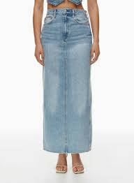 The '90s Pencil Maxi Denim Skirt | Aritzia US