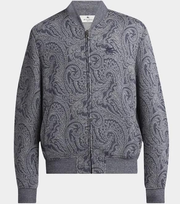 Etro Men's Paisley print Bomber Jacket
