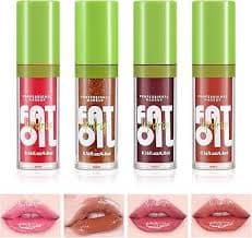 Amazon.com : Boobeen 4PCS Lip Gloss Set, Moisturizing Hydrating Lip Oil Tinted Set, Lightweight Non-Sticky Lip Gloss Creates Glossy Lips, High Shine Lip Plumping Lipstick for Women and Girls : Beauty &