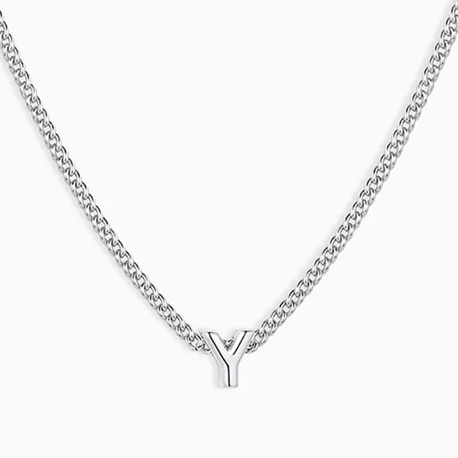 Gorjana Women's Wilder Mini Alphabet Necklace