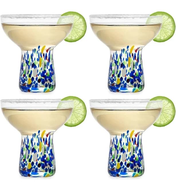 The Wine Savant Stemless Margarita Glasses (Set of 4)