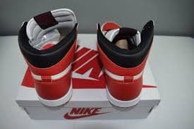 Air Jordan 1 Heritage Retro High OG White University Red Black 555088-161 | 10.5 | eBay