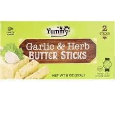 Yummy Garlic & Herb Butter Sticks, 8 Oz