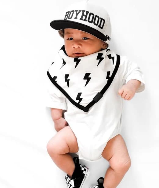 Rebel Bro Bamboo Bandana Bib