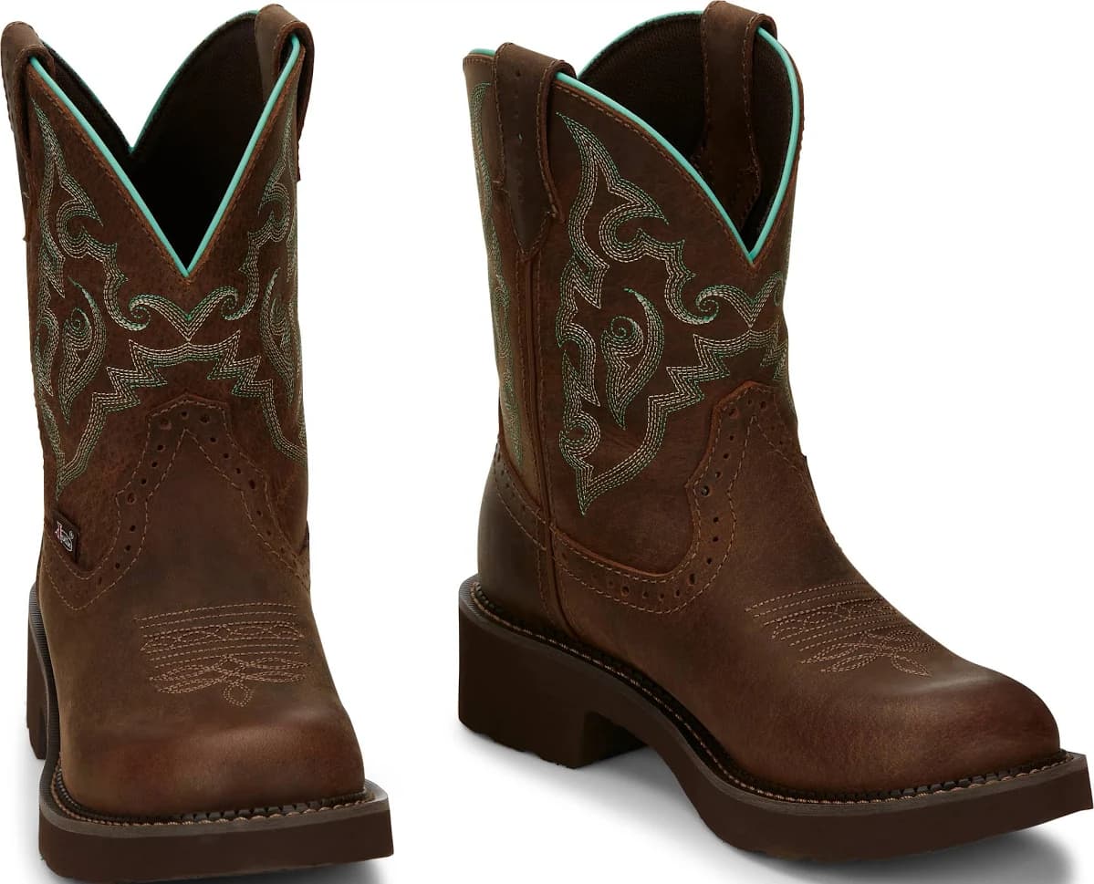 Justin Women's Gemma Round Toe Western Boots