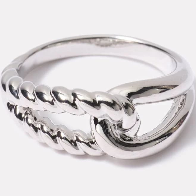 Evereve Kempton Braided Gold Ring