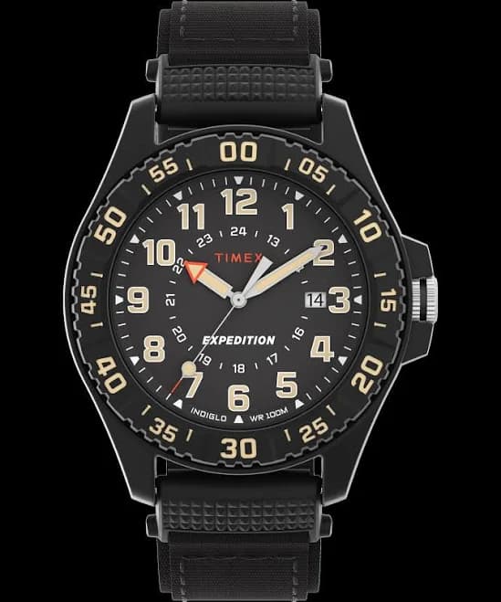Timex Men's Expedition Acadia Rugged Black Resin Case