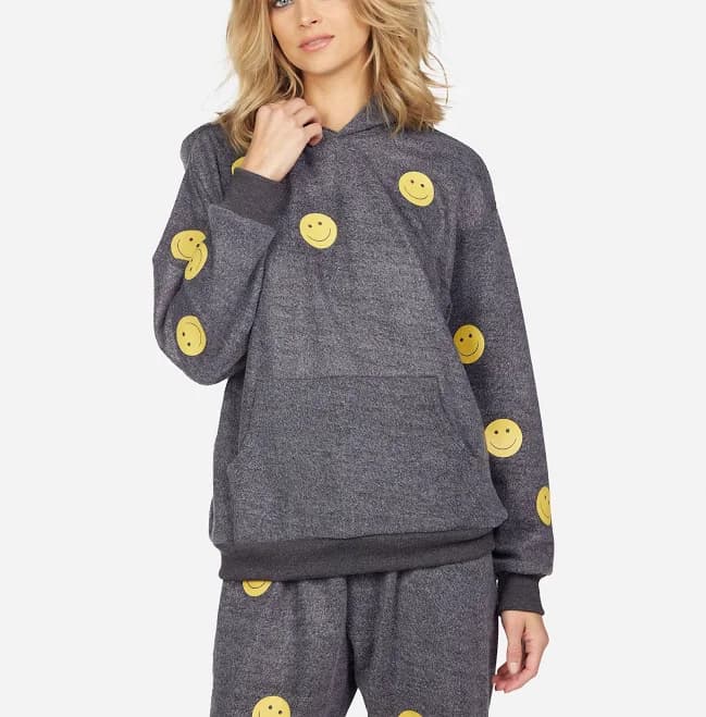Lauren Moshi Women's Tori All Over Yellow Smiley