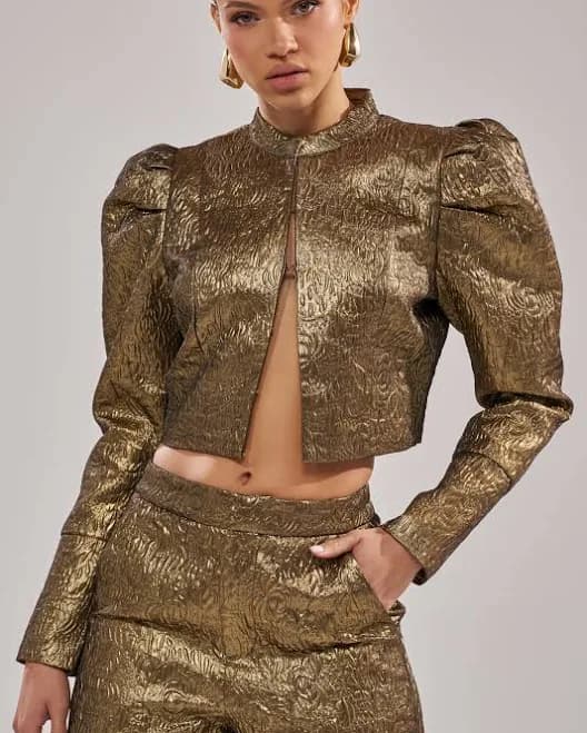Akira Daphne Brocade Blazer