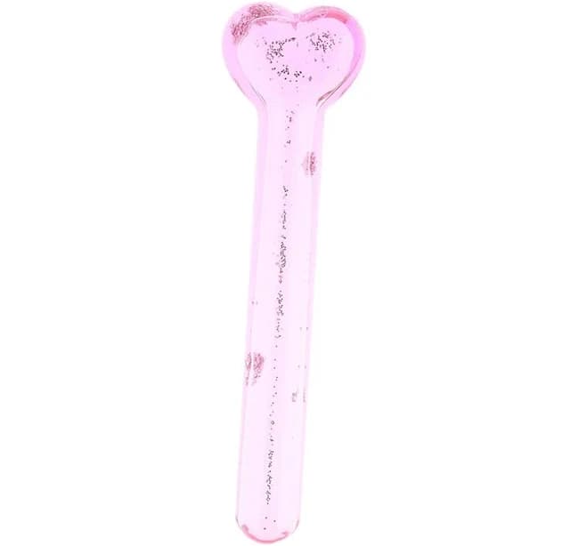 Women's Heart Shape Cooling Beauty Balls Ice Globes Face Roller Compress Eye Massager - Facial