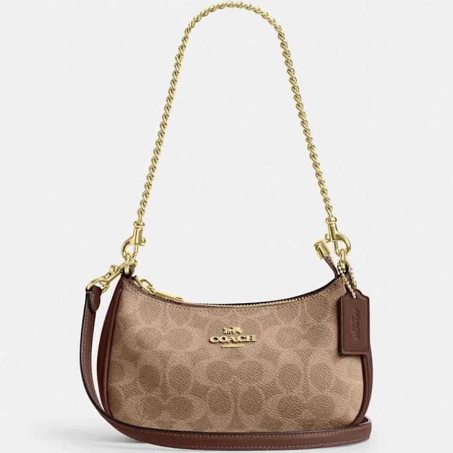 coach Teri Mini Crossbody Bag In Signature Canvas Women's cw323