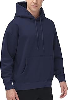 Men's Fleece Pullover Hoodie Loose Fit Ultra Soft Hooded Sweatshirt With Pockets
