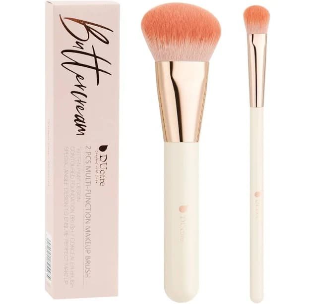 Pink Smooth Makeup Face Brush Set