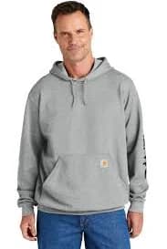 Carhartt Men's Loose Fit Midweight Logo Sleeve Sweatshirt