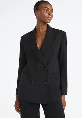 Scoop Women's Oversized Double Breasted Blazer