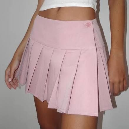 Casini Pleated Micro Skirt in Charcoal