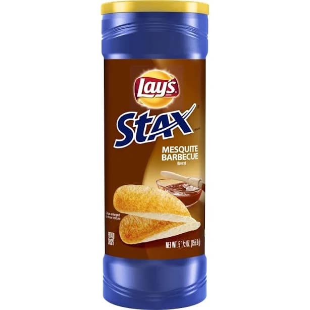 Lay's Stax Mesquite Barbecue Potato Chips
