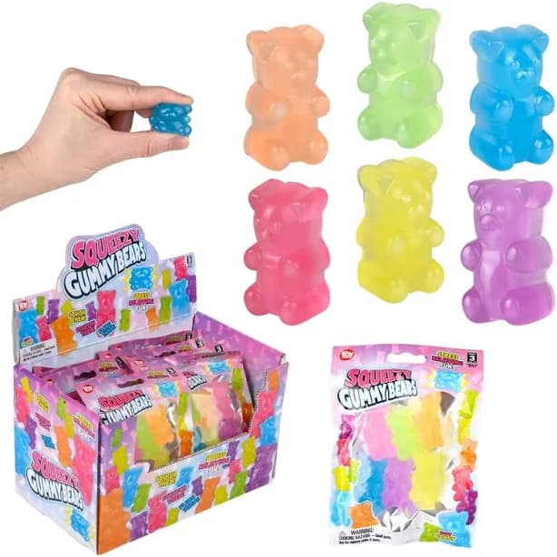 Squeezy Yummy Bear Fidget Toys