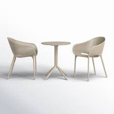 AllModern Farrah Round 2 - Person 24" Long Bistro Set & Reviews | Wayfair