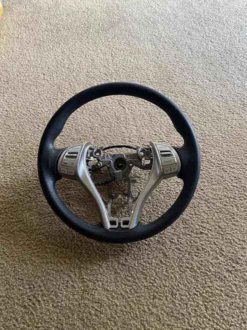 2013-2016 Nissan Altima Steering Wheel W/ Audio Cruise Control Switches | Genuine OEM | Black | Stereo Controls 13 14 15 16