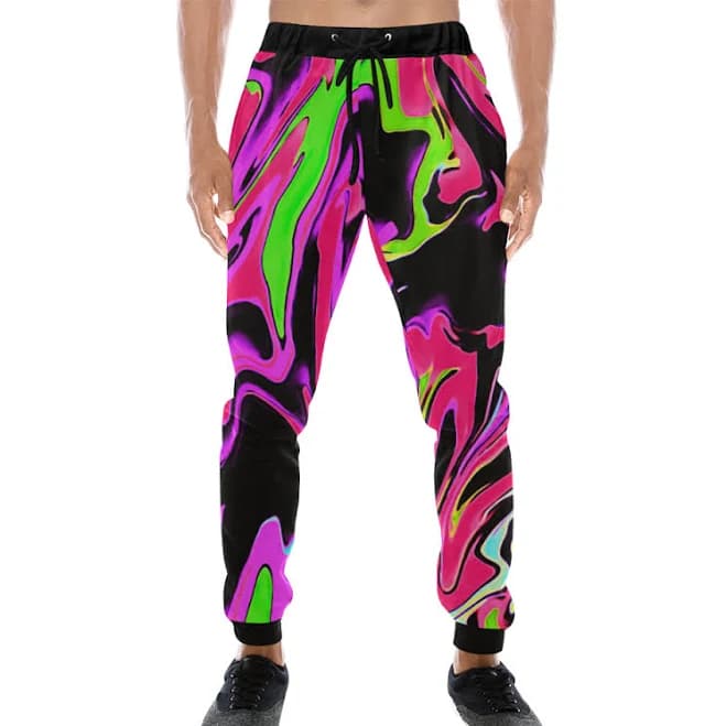 Psychedelic Rave Jogger Sweatpants