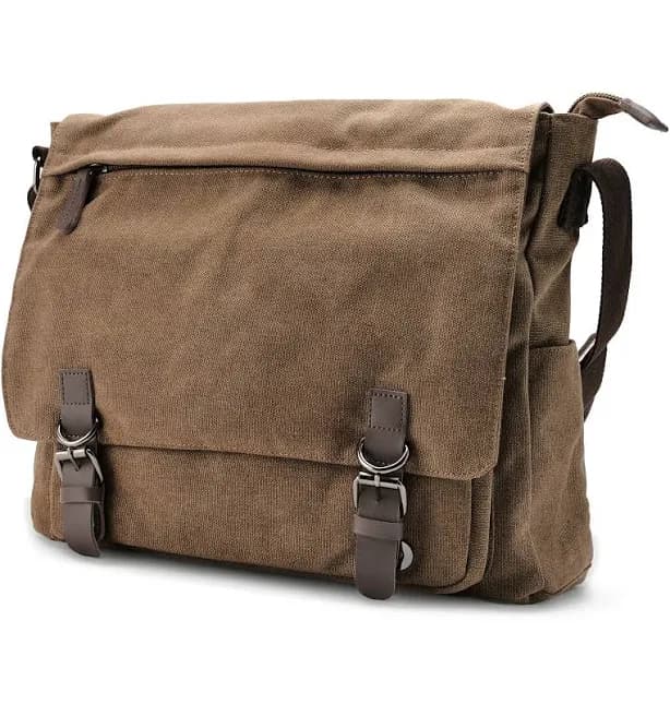 Canvas Messenger Bag for Men