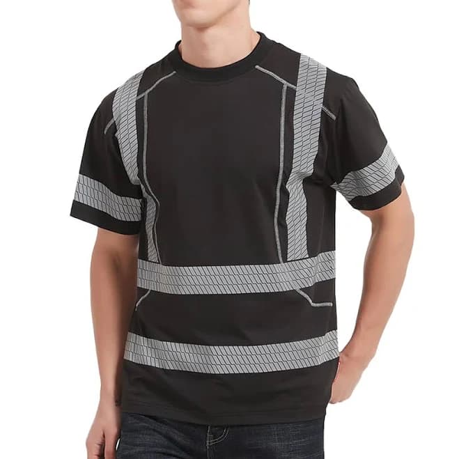 ProtectX Men's Heavy Duty Breathable Hi Vis Short Sleeve Safety T-Shirt