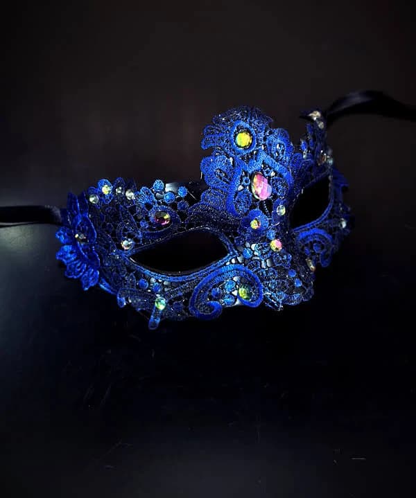 Women's Lace Brocade Masquerade Mask