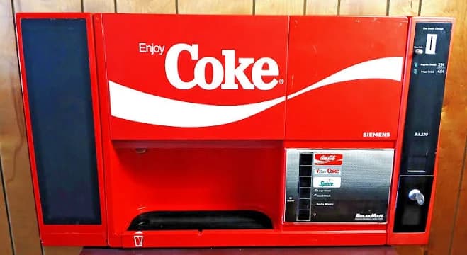 Collectable. Coca Cola Breakmate Fountain Soda Machine With Water &