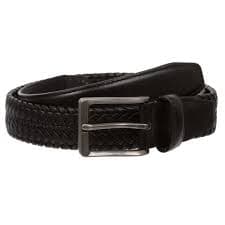 Men's Comfort Stretch Braided Leather Belt - Walmart.com